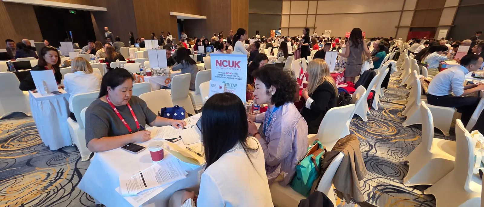 Veritas Pathways team collaborating at the NCUK study centre conference